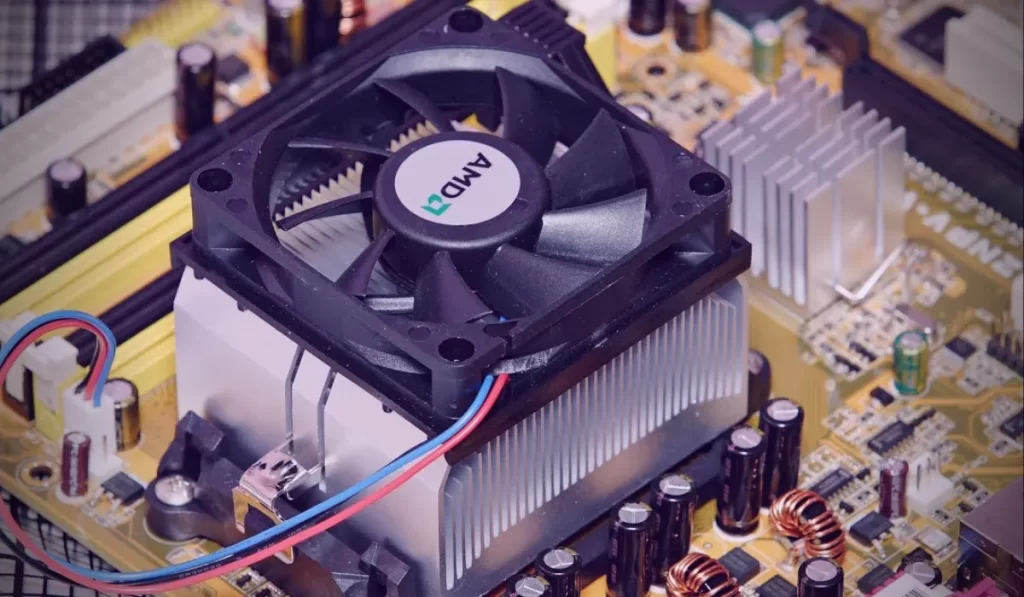 What does the fan do to cool down your CPU?