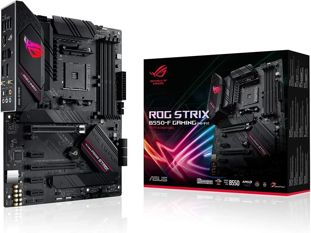 4. ASUS ROG Strix B550-F Gaming ATX Gaming Motherboard