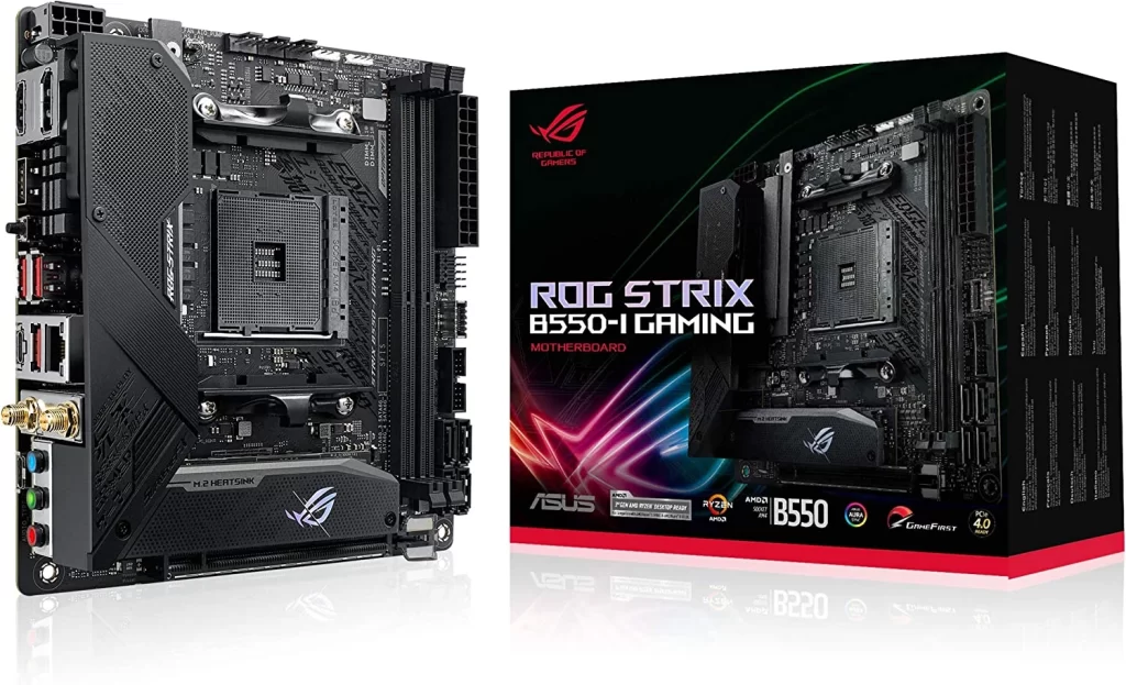 1. ASUS ROG Strix B550I Gaming AMD AM4
