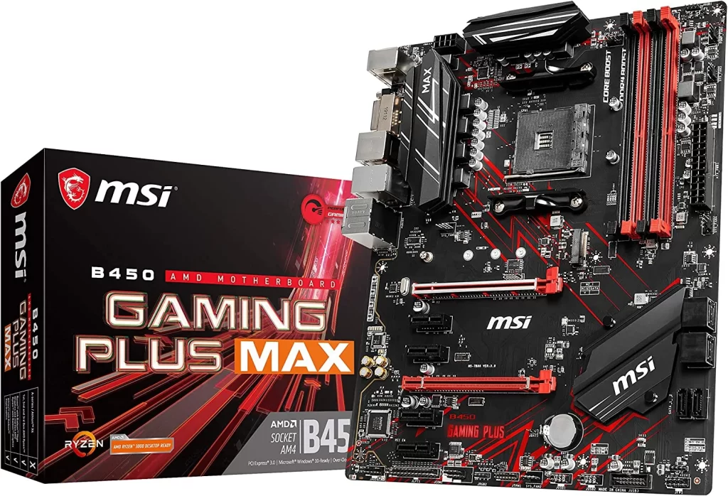 4. MSI performance gaming B450 MAX