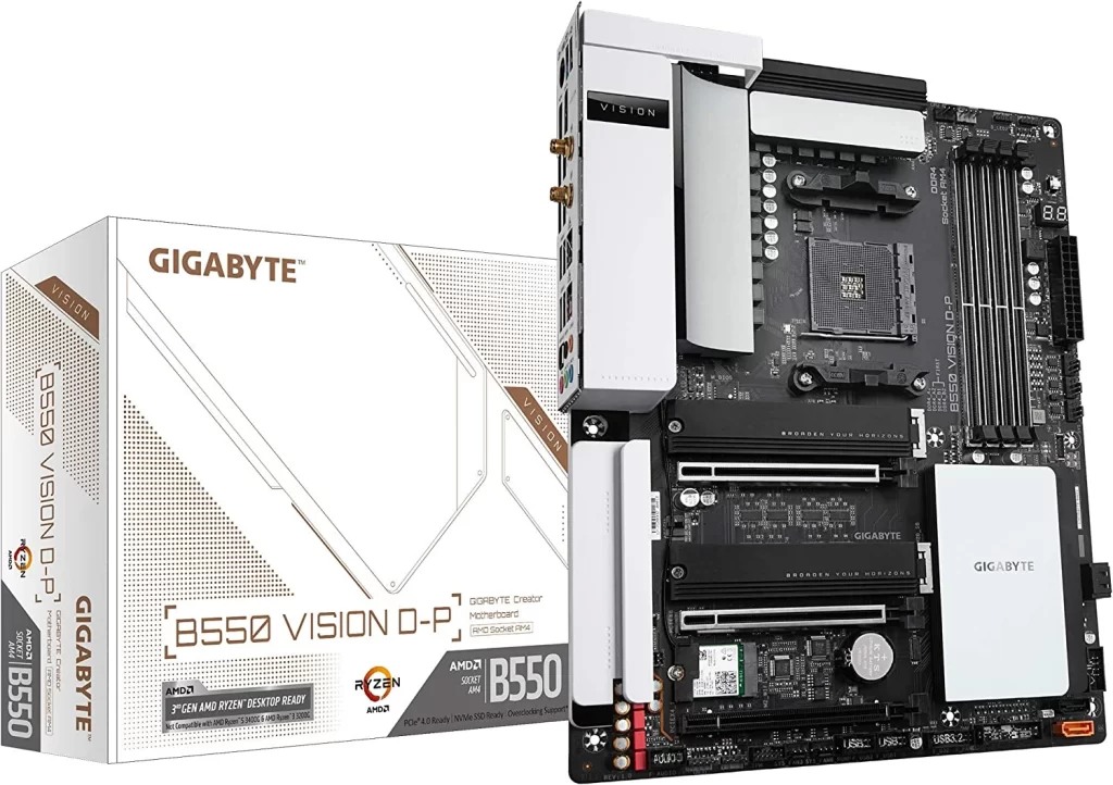 4. Gigabyte B550 Vision D