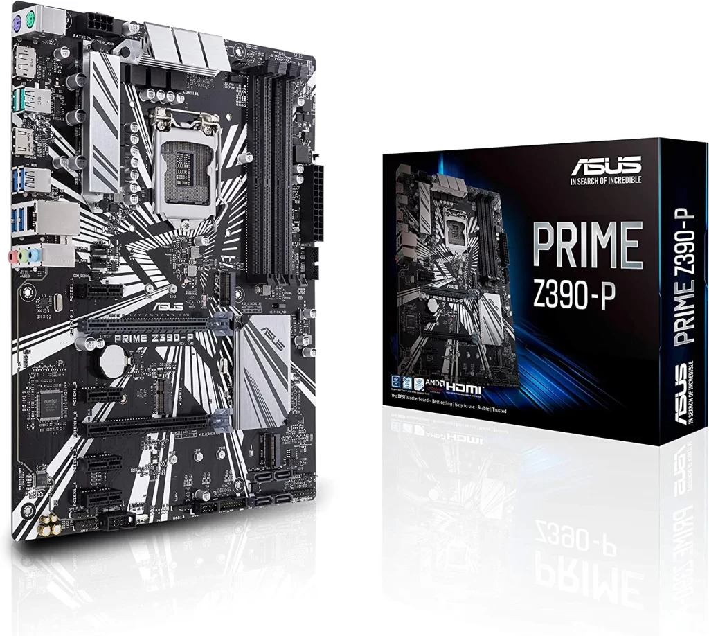 4. ASUS Prime Z390-P LGA1151 Motherboard