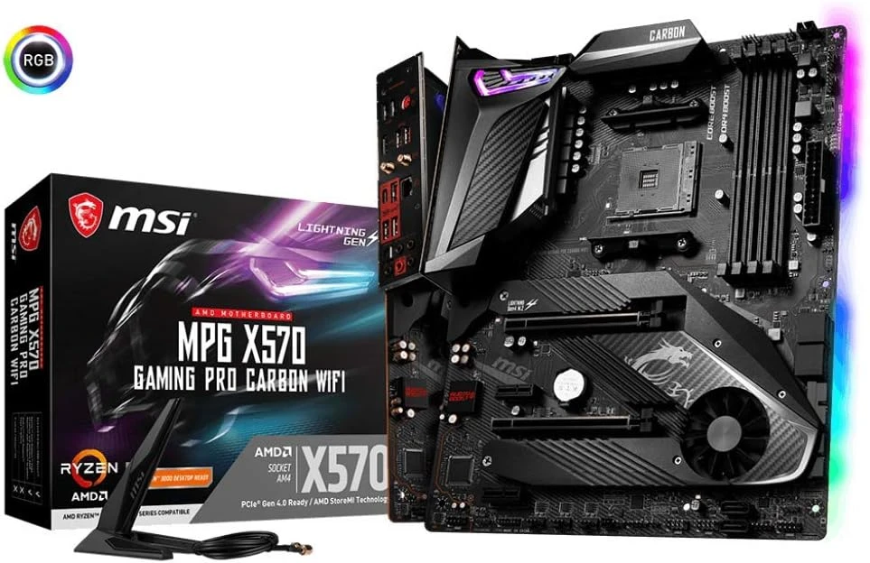 6. MSI MPG X570 GAMING PRO CARBON WIFI