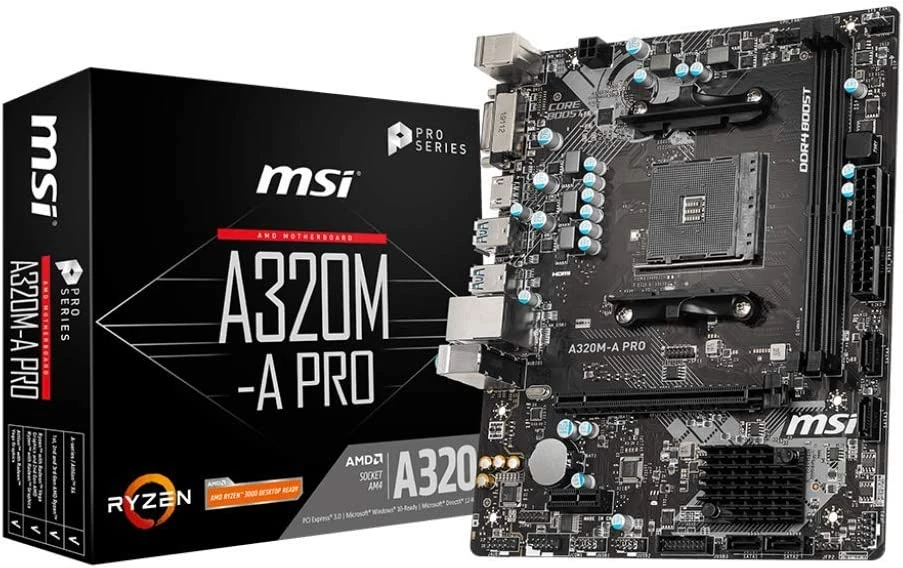 6. MSI ProSeries A320 Motherboard