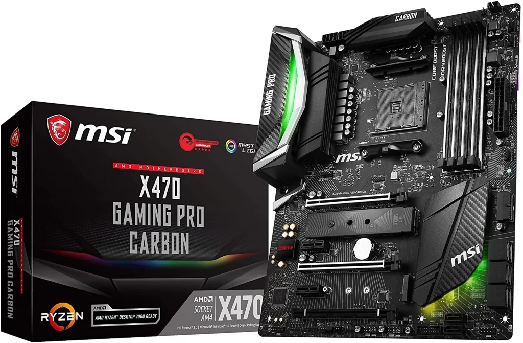 6. MSI X470 Gaming Pro Carbon