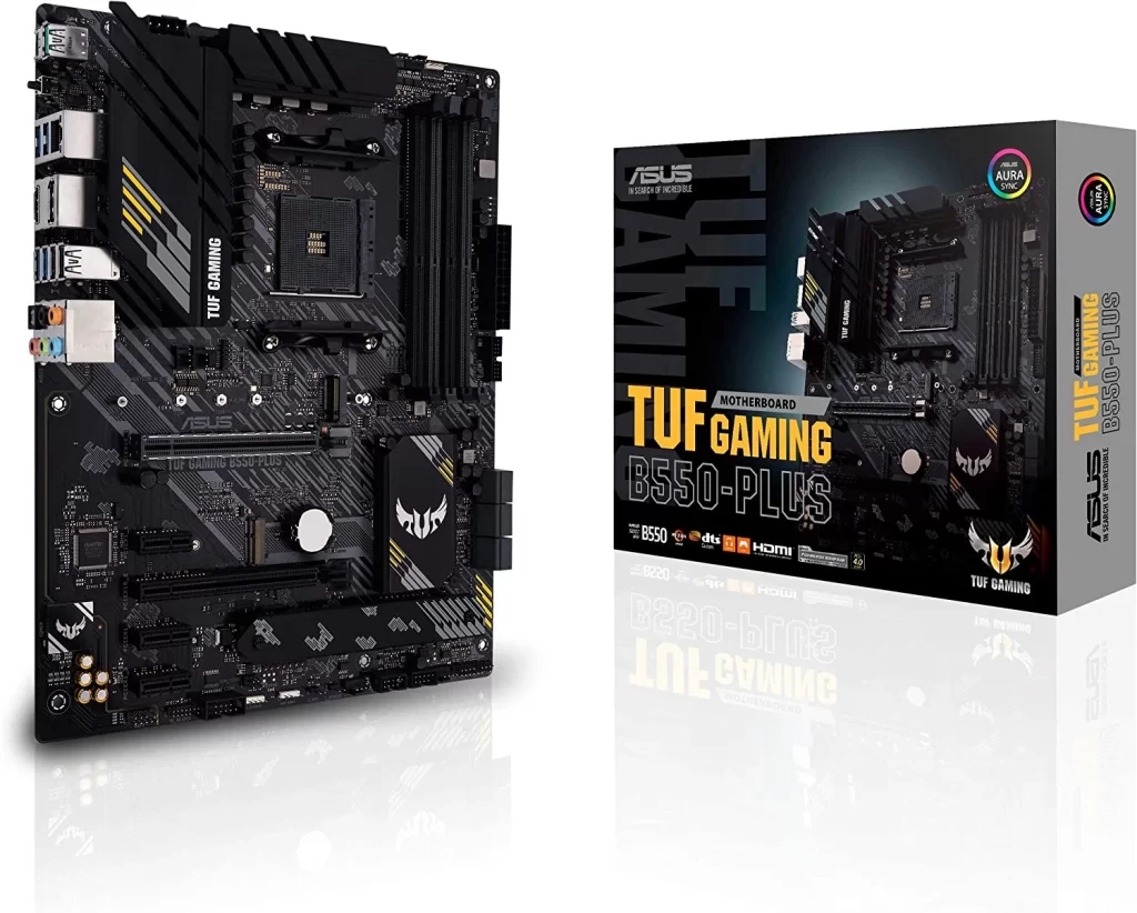 8. ASUS TUF Gaming B550-PLUS AMD AM4 Zen 3